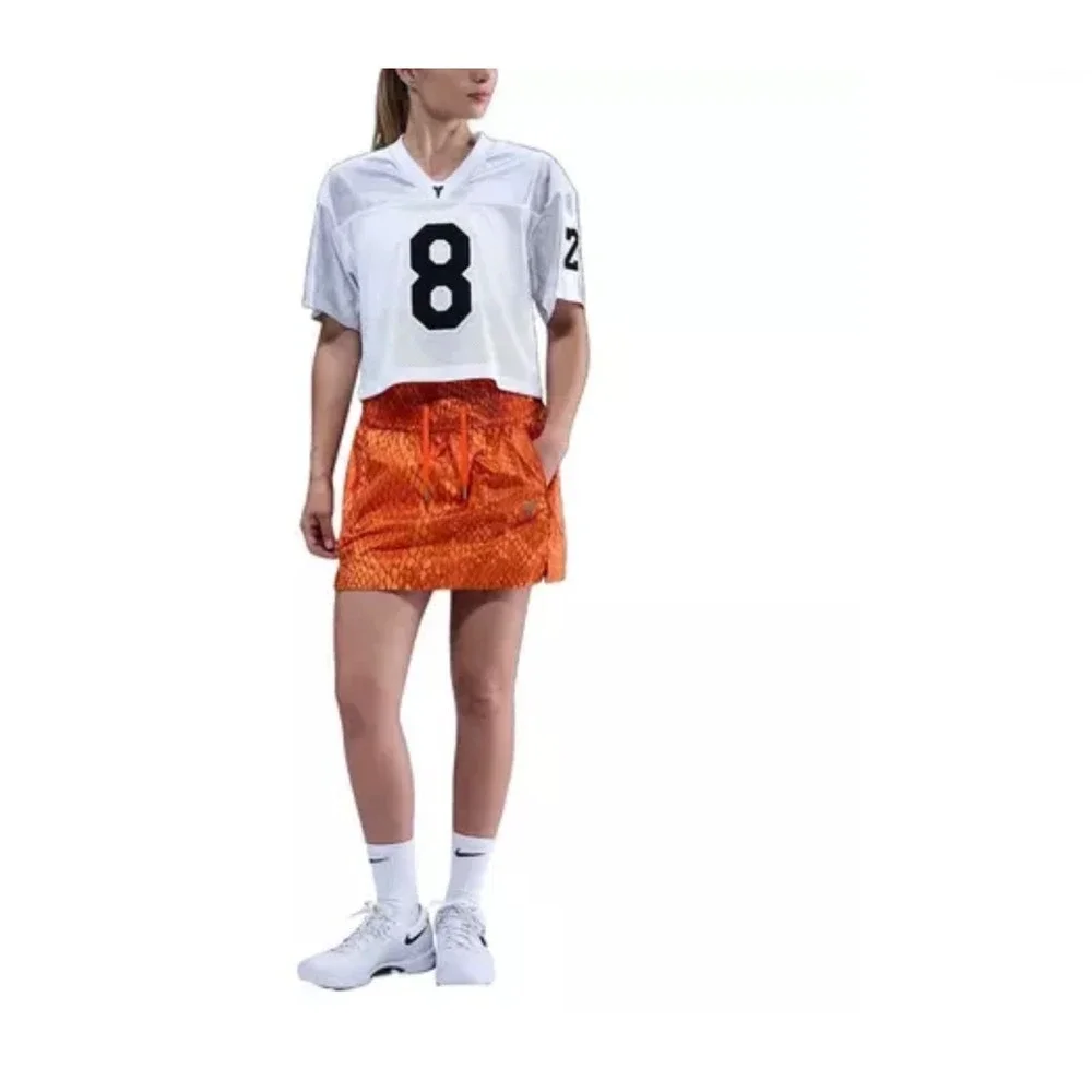 Nike Kobe Bryant Basketball Skort Women 3XL Orange Mamba Snakeskin Sporty Chic